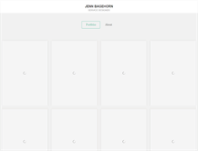 Tablet Screenshot of jennbagehorn.com